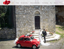 Tablet Screenshot of marry-me-in-italy.com